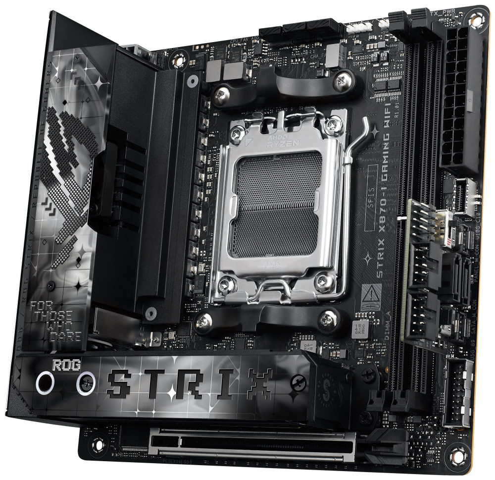 ASUS ROG STRIX X870-I GAMING WIFI / X870 / AM5 / 2x DDR5 / HDMI / M.2 / USB4 / WIFI / Mini-ITX